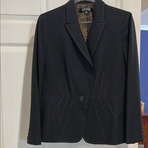 Kasper Black Tailored Pantsuit